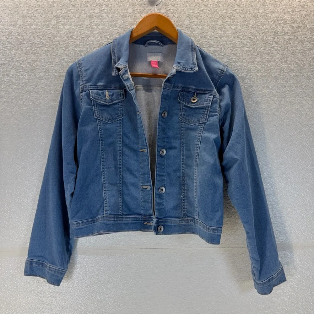 The Children’s Place Girls Denim Jacket 10/12 L‎